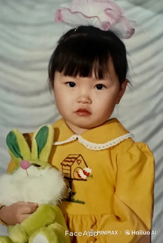 Child with Plush Bunny in Nostalgic Animation – AI Generated Video | Hailuo AI