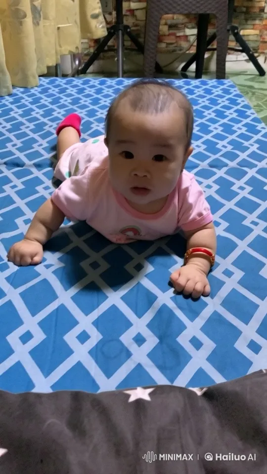 Baby Dancing in Pink Outfit with Joyful Animation – AI Generated Video | Hailuo AI