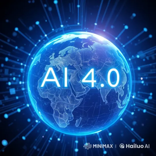 Futuristic AI Visualizes Earth's Dynamic Data Networks – AI Generated Video | Hailuo AI