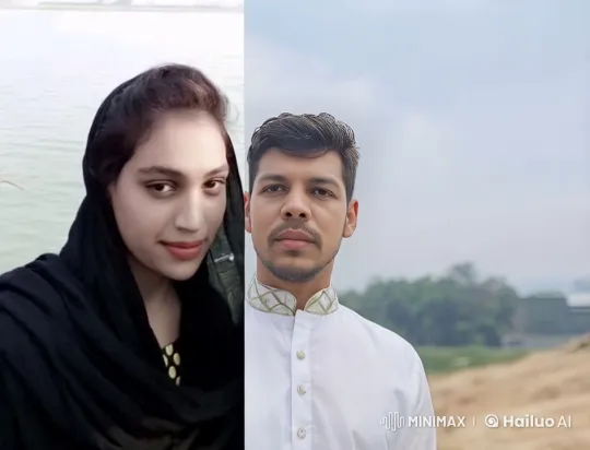 Serene Dual-View in Live2D with Calm Water and Grassland Scenes – AI Generated Video | Hailuo AI