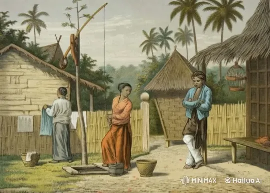 Traditional Village Life in Live2D Animation – AI Generated Video | Hailuo AI