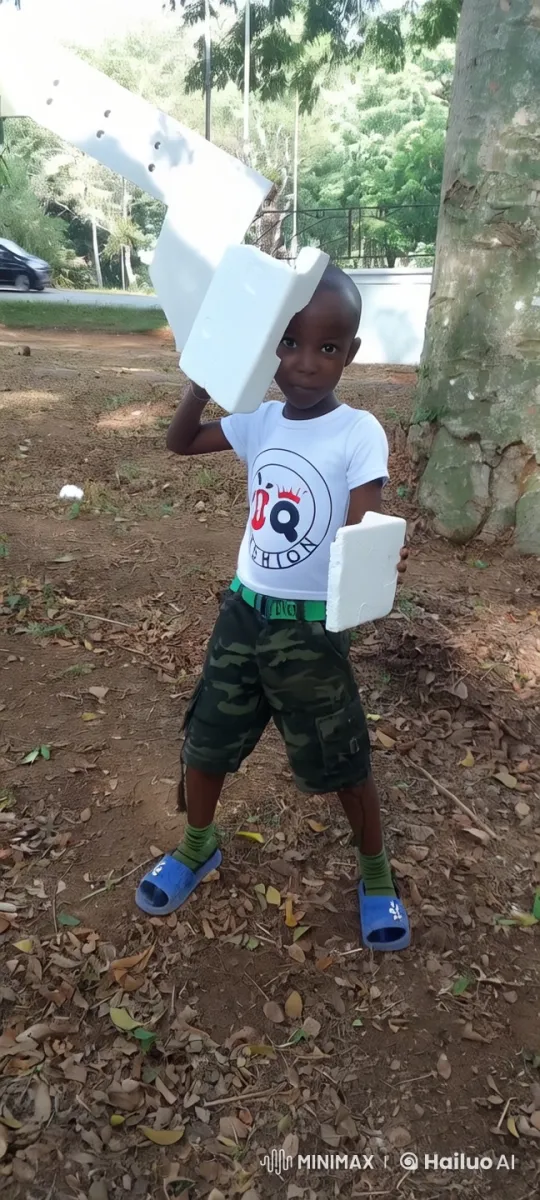 Young Boy Demonstrates Kung Fu Moves in Park – AI Generated Video | Hailuo AI