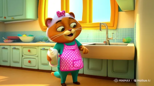 Mr. Muffins' Kitchen Catastrophes – AI Generated Video | Hailuo AI