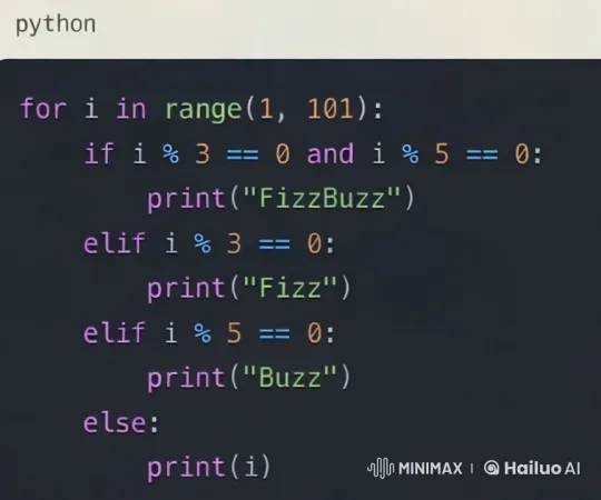 Live2D Animated Python FizzBuzz Tutorial – AI Generated Video | Hailuo AI