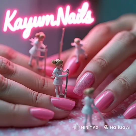 Miniature Girls' Live2D Manicure Animation – AI Generated Video | Hailuo AI