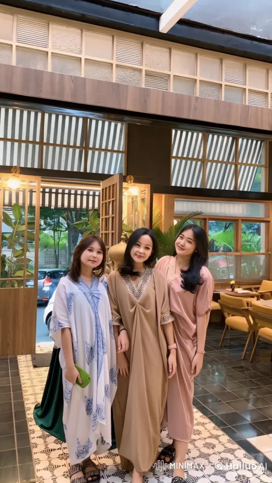 Traditional Attired Women Perform Martial Arts in Café Setting – AI Generated Video | Hailuo AI