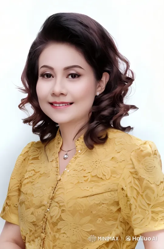 Elegant Woman in Lace Blouse with Warm Smile – AI Generated Video | Hailuo AI