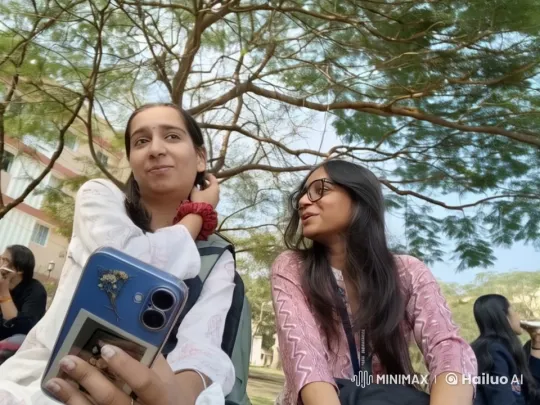 Romantic Moment Between Two Women in a Park – AI Generated Video | Hailuo AI