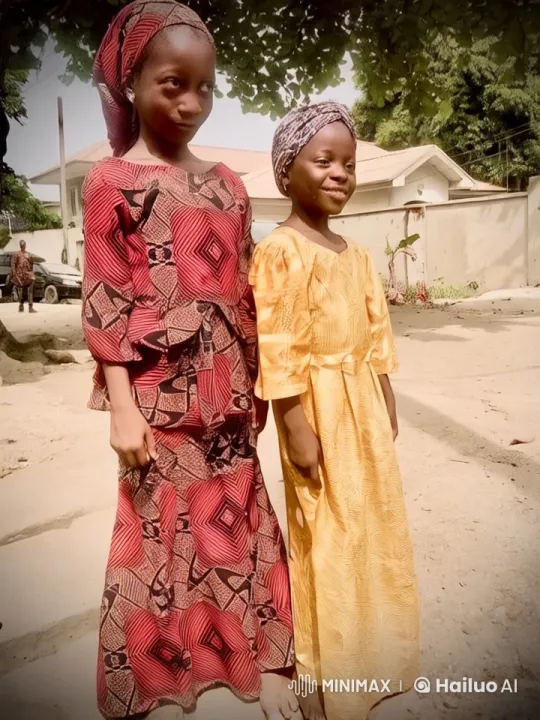 African Children in Vibrant Attire Engage in Playful Kung Fu Fight – AI Generated Video | Hailuo AI