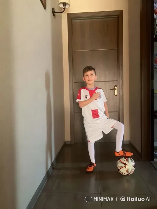 Boy's Passion for Soccer in Animated Live2D Video – AI Generated Video | Hailuo AI