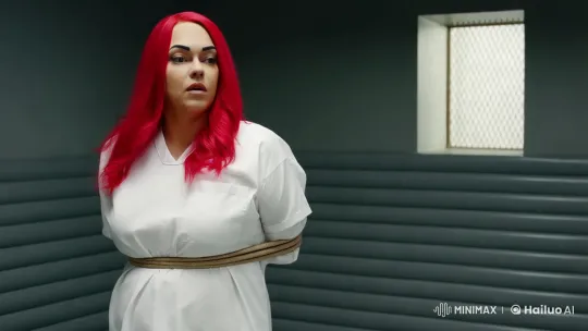Anxious Woman in Restraints in Mental Hospital – AI Generated Video | Hailuo AI