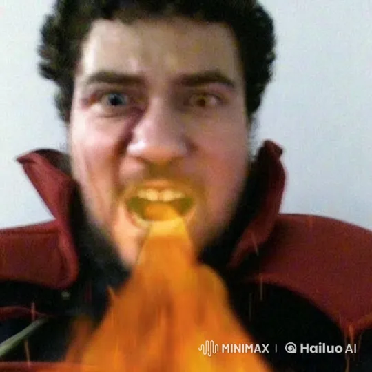 Fire-Breathing Performance with Dynamic Flames – AI Generated Video | Hailuo AI
