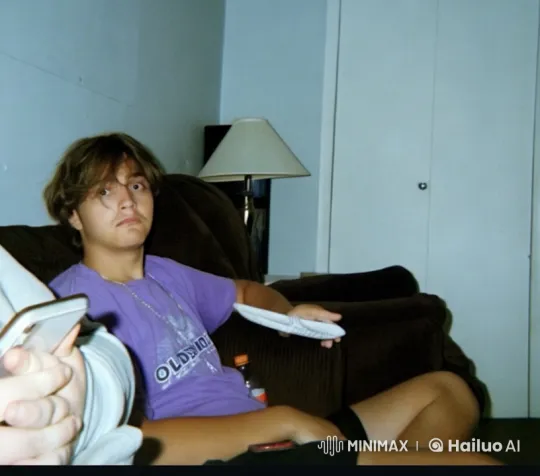 Animated Jewish Man Relaxing on Couch with Menorah – AI Generated Video | Hailuo AI