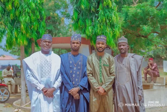 Nigerian Men Perform Choreographed Kung Fu in Traditional Attire – AI Generated Video | Hailuo AI
