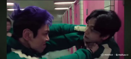 Kungfu Fight in Pink Cubicle Restroom – AI Generated Video | Hailuo AI