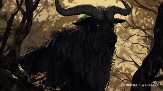 Mysterious Creature in a Shadowy Forest Setting – AI Generated Video | Hailuo AI