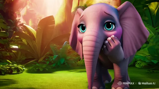 Ellie the Elephant's Sad Journey to the Dental Clinic – AI Generated Video | Hailuo AI