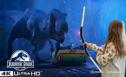 Evaya vs T-Rex: Prehistoric Parkour Battle – AI Generated Video | Hailuo AI