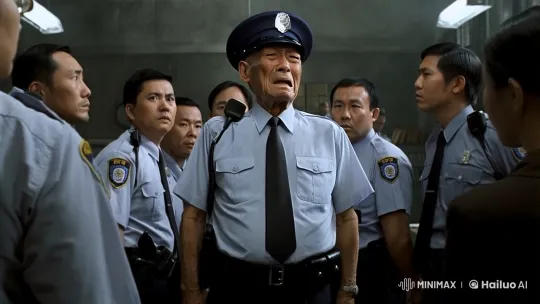 Police Officer Unmasks as Woman in Dramatic Revelation – AI Generated Video | Hailuo AI