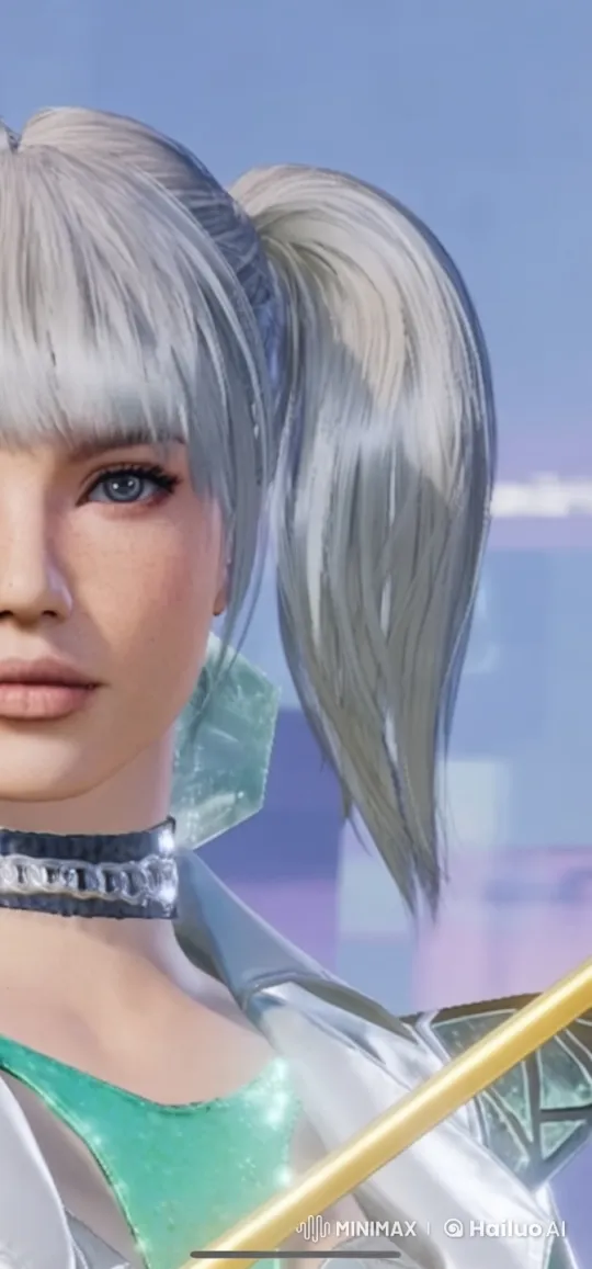 Futuristic Ethereal Girl with Golden Staff in Live2D Animation – AI Generated Video | Hailuo AI