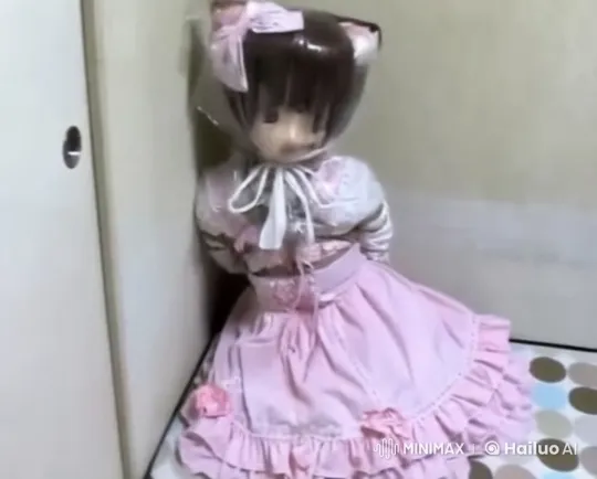 Creepy Live2D Doll Sways Head Eerily – AI Generated Video | Hailuo AI