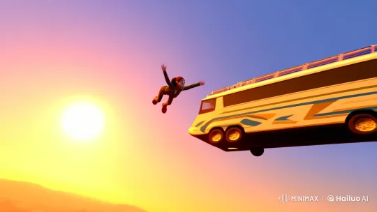 Fortnite: Sunrise Skydive Over Lazy Lake – AI Generated Video | Hailuo AI
