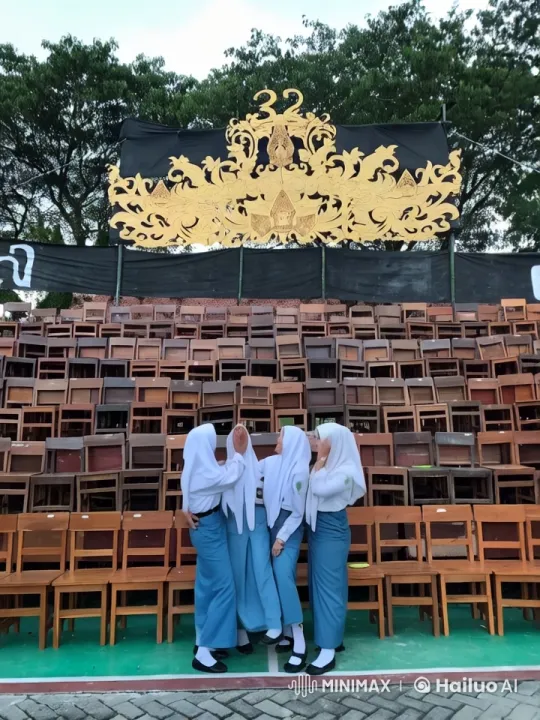 Four Girls Perform Energetic Kung Fu in Vibrant Outdoor Setting – AI Generated Video | Hailuo AI