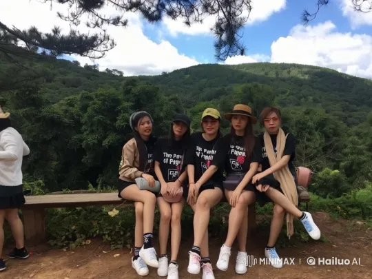 Young Women Display Kungfu Skills in Serene Nature Setting – AI Generated Video | Hailuo AI