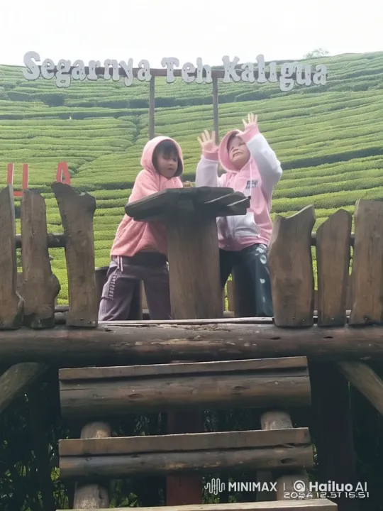 Children Practice Wing Chun in Tea Plantation – AI Generated Video | Hailuo AI