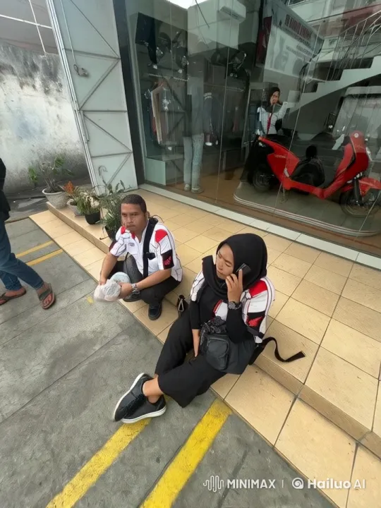 Live2D Street Scene: Uniformed Performer Showcases Kung Fu – AI Generated Video | Hailuo AI