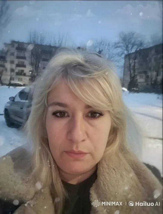 Blonde Woman Enjoying Serene Winter Walk – AI Generated Video | Hailuo AI