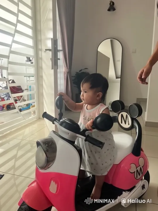 Child Riding Toy Motorbike in Live2D Animation – AI Generated Video | Hailuo AI