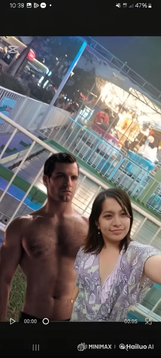 Affectionate Kiss in Amusement Park Setting – AI Generated Video | Hailuo AI