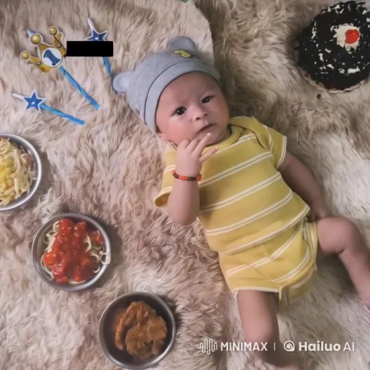Baby in Onesie Performs Kungfu Dance in Playful Setting – AI Generated Video | Hailuo AI