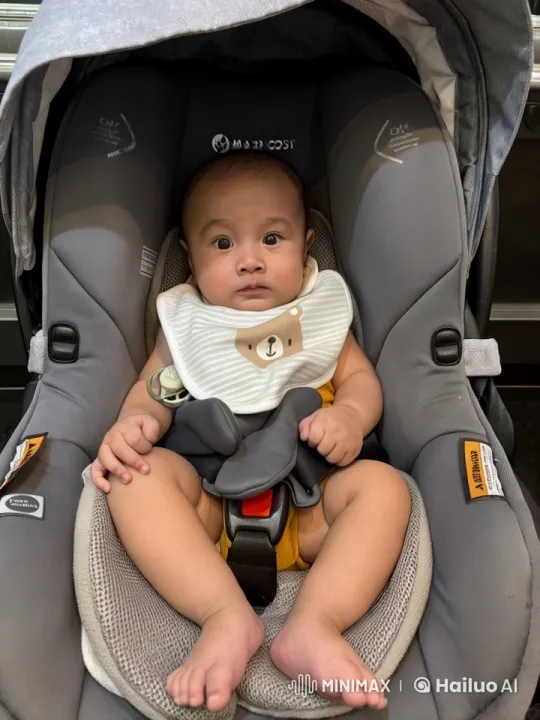 Baby's Playful Kung Fu Dance in Maxi-Cosi Seat – AI Generated Video | Hailuo AI