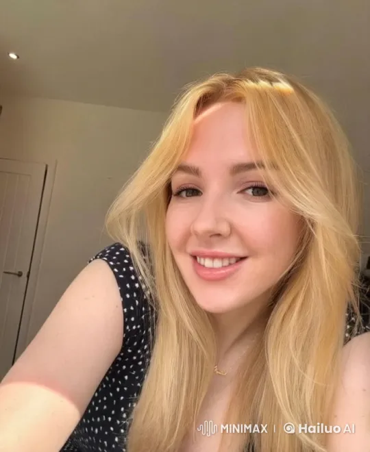 Live2D Animation: Woman Commands Attention in Polka-Dot Top – AI Generated Video | Hailuo AI