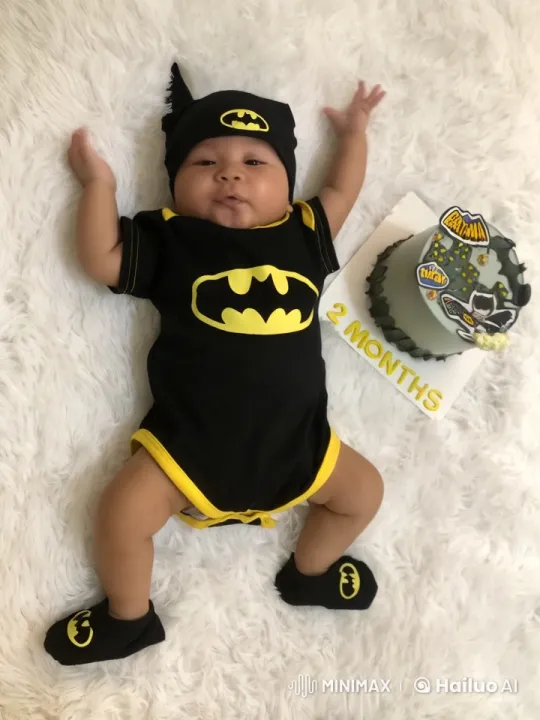 Baby Batman Celebrates 2 Months with Superhero Dance – AI Generated Video | Hailuo AI