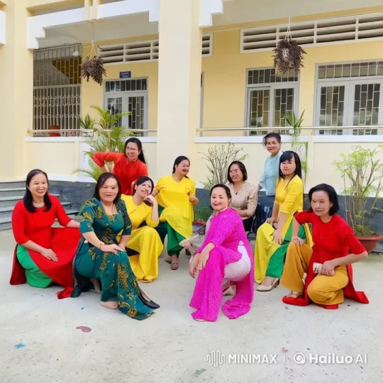 Women Perform Energetic Kung Fu Display in Traditional Attire – AI Generated Video | Hailuo AI