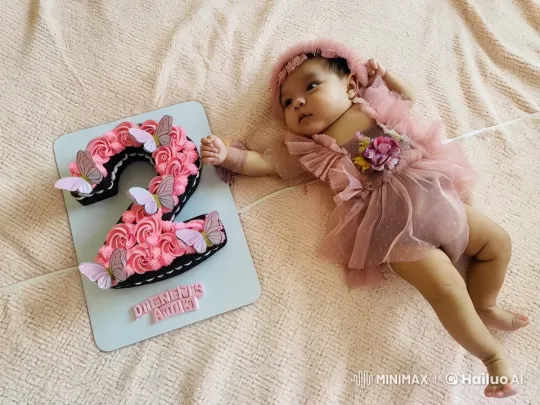 Baby Kungfu Performer on a Patterned Blanket – AI Generated Video | Hailuo AI