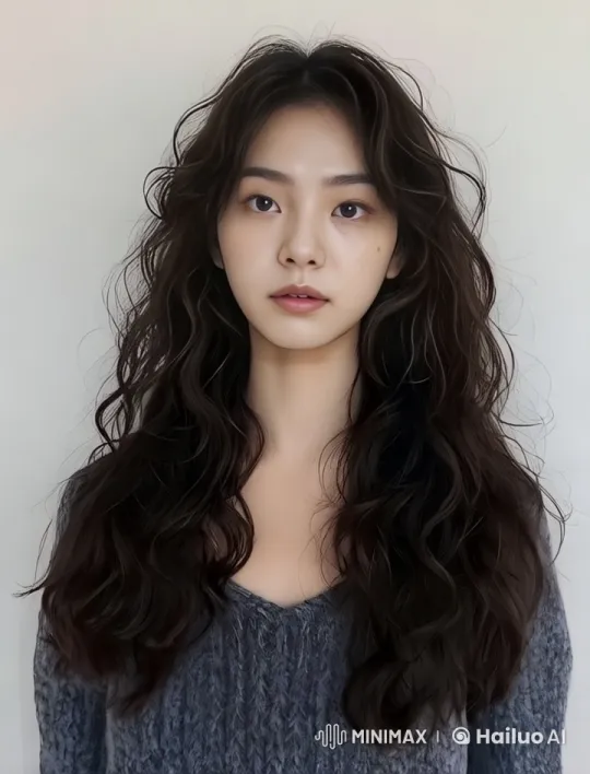 Live2D Animation: Flowing Hair of a Young Woman – AI Generated Video | Hailuo AI