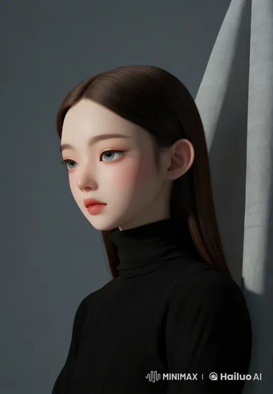 Animated Transition from Poise to Shyness in Live2D – AI Generated Video | Hailuo AI