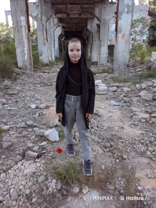 Girl Transforms into Puma in Abandoned Building – AI Generated Video | Hailuo AI