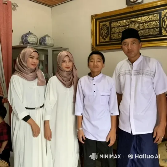 Family Admires Martial Artist's Live2D Kungfu Display – AI Generated Video | Hailuo AI