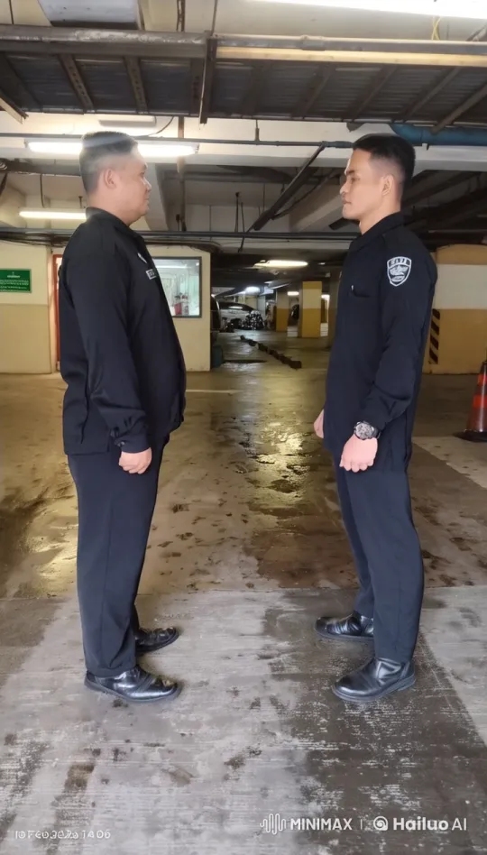 Kungfu Showdown: Dynamic Security Guards in Parking Garage – AI Generated Video | Hailuo AI