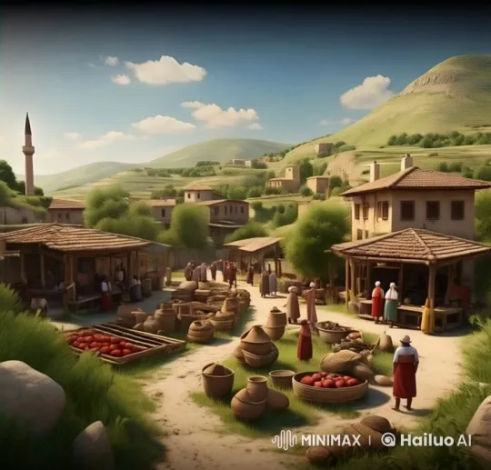 Traditional Turkish Village Life in Live2D Animation – AI Generated Video | Hailuo AI