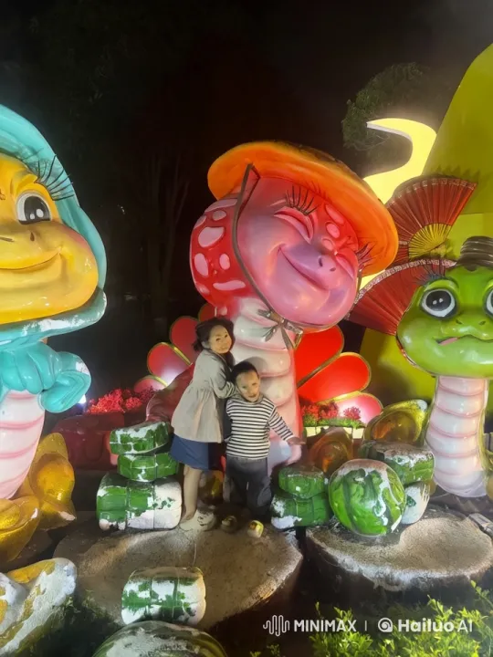 Children's Energetic Kung Fu Battle Amid Sculptures – AI Generated Video | Hailuo AI