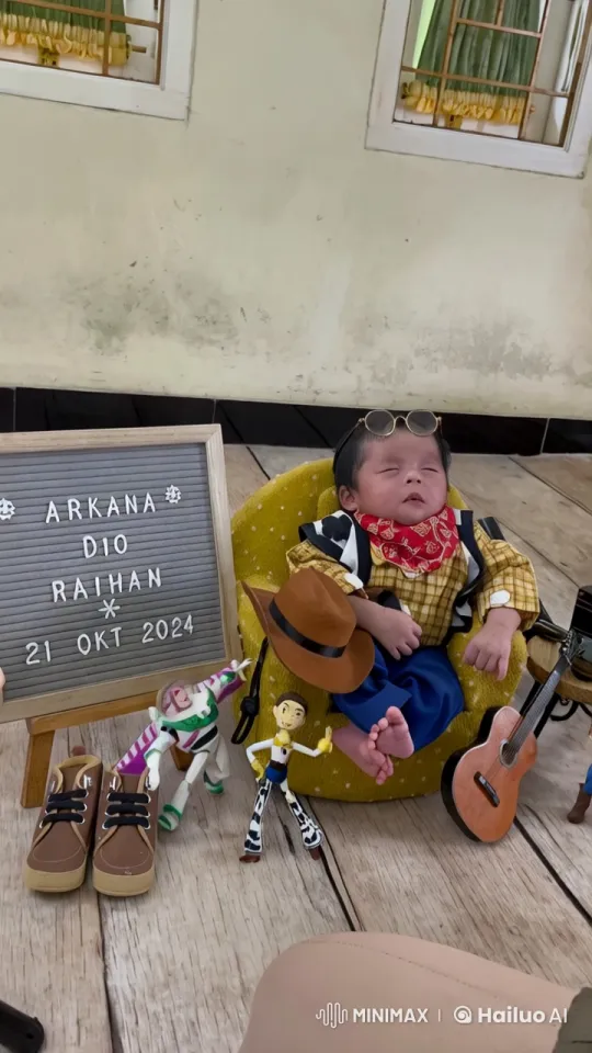 Child in Cowboy Costume Performs Martial Arts with Toy Story Figures – AI Generated Video | Hailuo AI