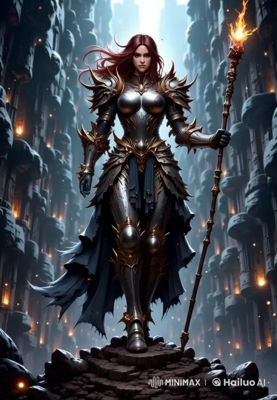 Armored Warrior Embarks on Magical Journey in Live2D Animation – AI Generated Video | Hailuo AI