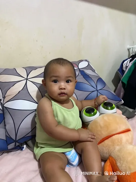 Baby's Playful Dance and Kung Fu Moves on Bed – AI Generated Video | Hailuo AI