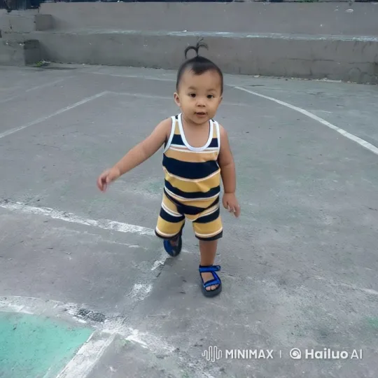 Inuit Baby Walks with Polar Bear in Live2D Animation – AI Generated Video | Hailuo AI